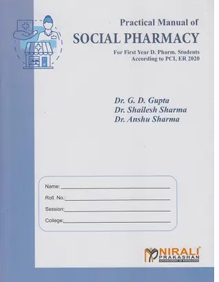 Practical Manual of Social Pharmacy First Year Diploma Pharmacy